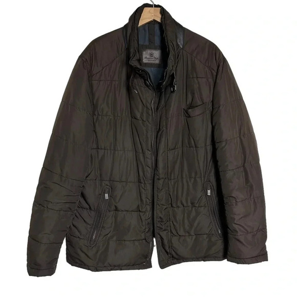 Massimo Dutti XXL mens Brown minimalist puffer‎ coat jacket - Picture 3 of 10
